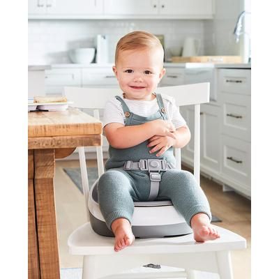 Skip Hop Sleek Seat Booster - Grey / White