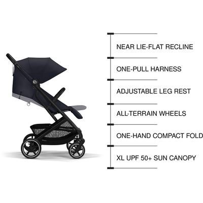 Cybex Beezy 2 Compact Stroller - Magic Black