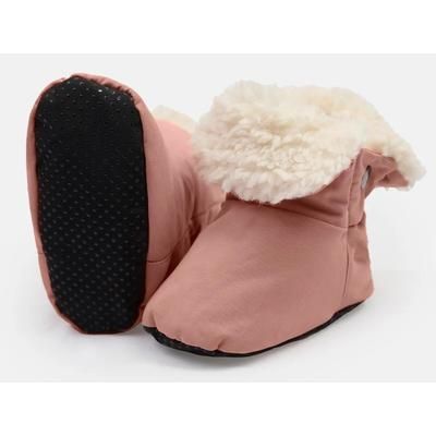7 A.M. Enfant Baby Booties - Benji - Rose Dawn, 6-12M