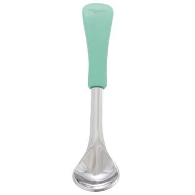 Avanchy Stainless Steel Infant Spoons, 2 Pack - Green