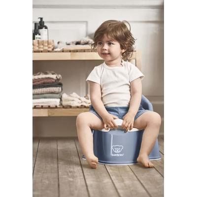 BabyBjorn Potty Chair - Deep Blue/White