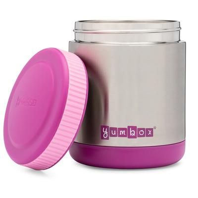 Yumbox Zuppa Stainless Steel Thermal Food Jar & Spoon, 14oz - Bijoux Purple