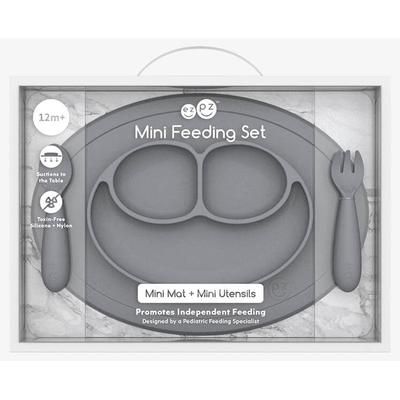 EZPZ Mini Feeding Set - Gray