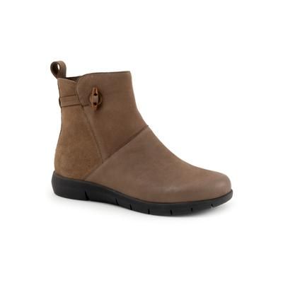 Women's Adelaide Boot by SoftWalk in Stone Nubuck (Size 6 M)