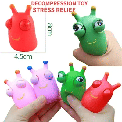 Créatif drôle globe oculaire éclat presser jouet oeil vert chenille pincement jouets adultes enfants soulagement du Stress Fidget jouet Panda poupée jouet