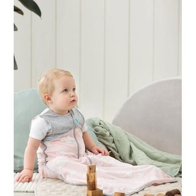 Love To Dream Sleep Bag Organic Cotton Lite .2 TOG, 6-18 M, Daydream Dusty Pink