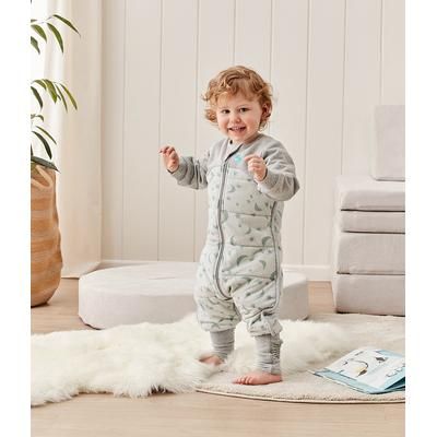 Love To Dream Sleep Suit Quilted Cotton 2.5 TOG, 6-12 M - Moonlight Olive