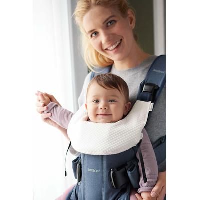 BabyBjrn Baby Carrier Accessories Bib for Carrier One - Natural White