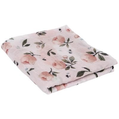 Little Unicorn Organic Cotton Muslin Swaddle Blanket - Watercolor Floret