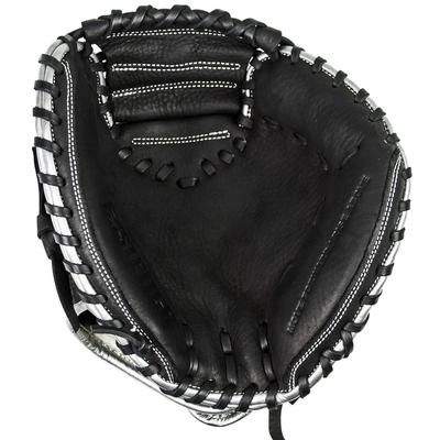 All Star The Focus Framer Fastpitch Softball Catcher's Training Mitt - Right Hand Throw Black/White