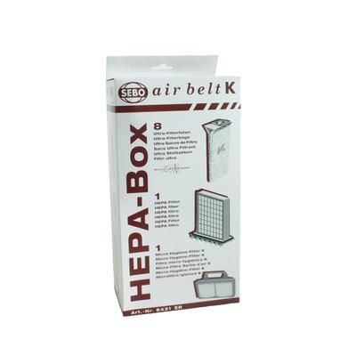 Sebo K Series Canister Vacuum Genuine HEPA Service Box 6431ER