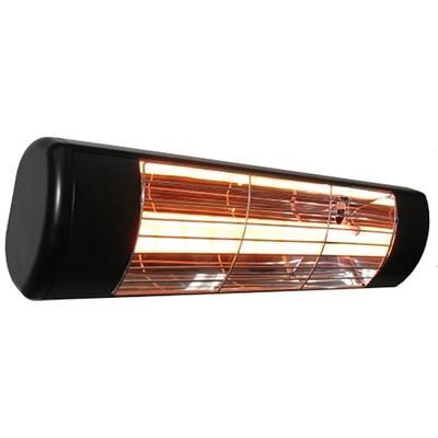 SunHeat Commercial/Restaurant 1500W/120v Outdoor Weatherproof Electric Wall Mounted Heater, Black