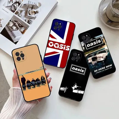 oasis Phone Case for IPhone 15,14,13,12,11 Pro Max Mini 8,7,Plus,SE2,X,XR,XS,MAX,Silcone,Soft,Covers