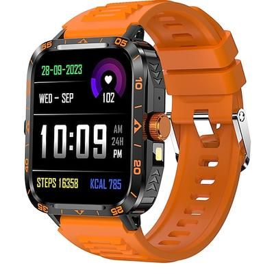 smart watch 1.95 pollici smartwatch fitness running watch bluetooth contapassi promemoria chiamate cardiofrequenzimetro compatibile con android ios donne uomini chiamate in vivavoce controllo