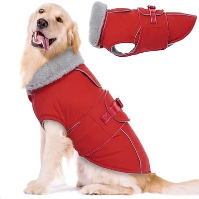Cane Cappotto Giacca Giacca Parka Riflettente Caldo Resistente all'acqua All'aperto Abbigliamento per Cani for Medio Grande