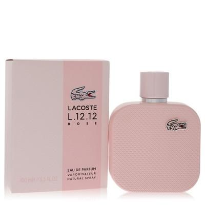 Lacoste Eau De Lacoste L.12.12 Rose For Women By Lacoste Eau De Parfum Spray 3.3 Oz