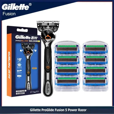 Gillette Fusion 5 Proglide Power Razor for Man Manual Shaver Flexball Beard Precision Clean Safety Straight Shaving Machine