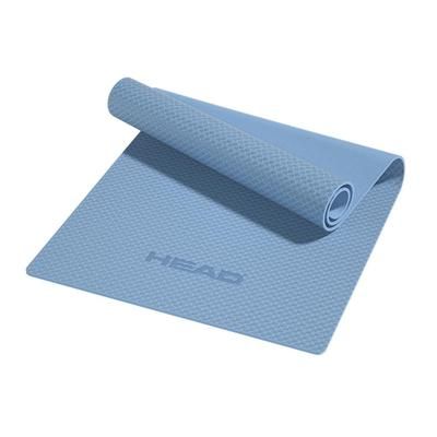 HEAD - Tappetino extralarge Yoga Pilates Fitness in TPE azzurro 15x15x