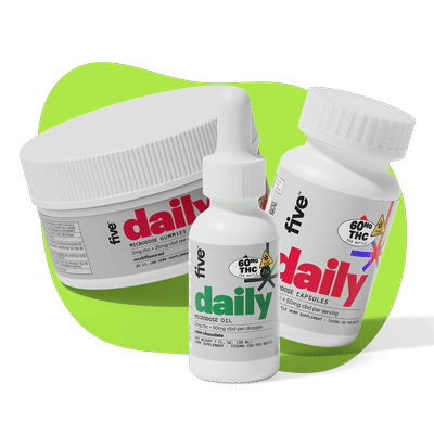 daily microdose bundle with mint choco drops