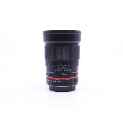 Used Rokinon 35mm f/1.4 AS UMC - Canon EF Fit