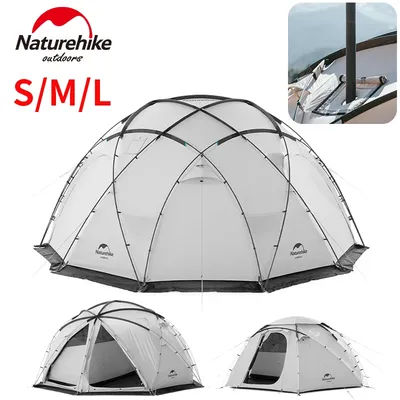 Naturehike Geodesic Dome Tent With Snow Skirt 4 Season Large Space 5-8 Persons Outdoor Camping Waterproof Professional Shepherd