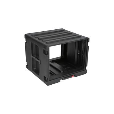 SKB Cases 8U Space Rack Stacks W/Roto Racks Wheels And Handle 1SKB-R8UW