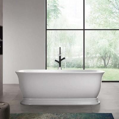 Randolph Morris Royal 71 Inch Acrylic Double Ended Freestanding Tub - No Faucet Drillings RMD83-BB