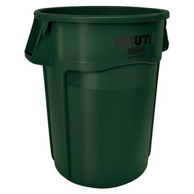 Rubbermaid 1779741 44 gal BRUTE Container - Dark Green, 44 Gallon