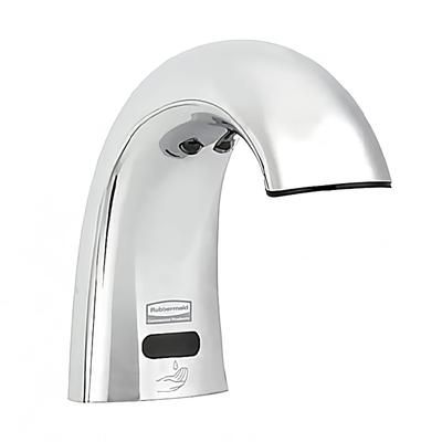 Rubbermaid FG750339 One-Shot Foam Soap Dispenser- Low-Profile, Polished Chrome, Silver