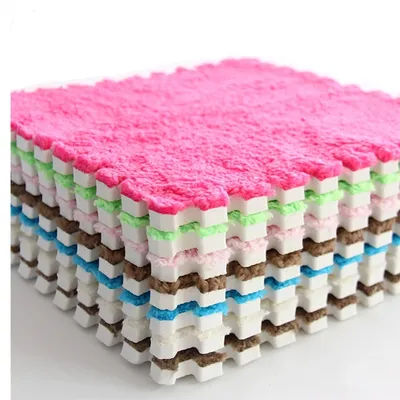 8/10/24 Pcs DIY 30*30*1.1-1.2cm Living Room Bedroom Children Kids Soft Carpet Magic Patchwork Jigsaw Splice Baby Climbing Mat