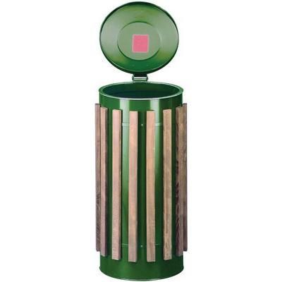 Poubelle Double Battants Luxe Vert 120l - Var