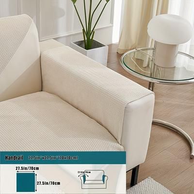 TEMU 1pc Sofa Cover, Velvet Sofa Cover, Non-slip Sofa Cover, Nordic Modern Simple Universal, Dog-friendly, Cover, Home Decoration, Suitable For 1-4 Person Sofa, Machine Washable