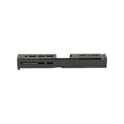 Sylvan Arms Custom Slide Trijicon RMR Slide Cut For Glock 17 GEN3 DLC Finish Black Includes RMR Cover/Adapter Plate RMR Locating Pins and Plate Screws