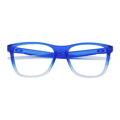 Unisex s square Blue Plastic Prescription eyeglasses - Eyebuydirect s Oakley Centerboard