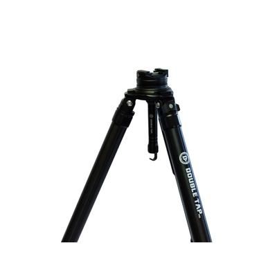 Double Tap Industries Stronghold Aluminum Shooting Tripod w/Leveling Head Black TRI-A-002L