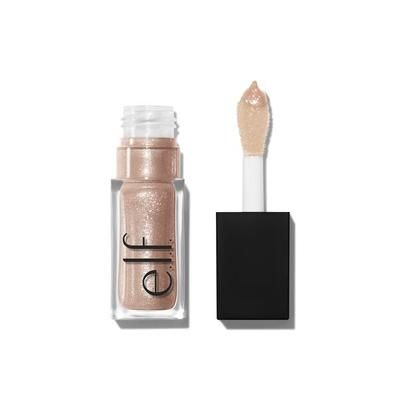 e.l.f. Cosmetics Glow Reviver Lip Oil Glimmer In Crystal Baller - Vegan and Cruelty-Free Makeup