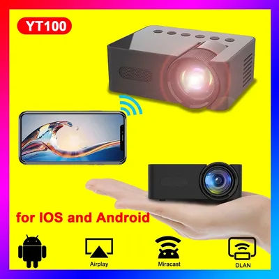 Take Your Outdoor Adventures to the Next Level with the YT100 Mini Projector – Perfect for Camping and Backyard Movie Nights