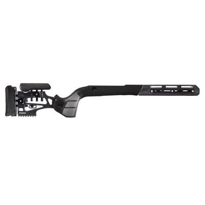 WOOX Furiosa Rifle Chassis Remington 700 & Clones DBM Short Action Left Hand Micarta Black SH.CHS013.05LH