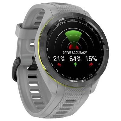 Garmin Approach S70 GPS Smartwatch - Black/Red Ceramic Bezel with Black 47mm