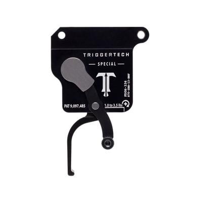 Triggertech Special Bottom Safety Trigger Remington 700 1.5-4 lb Pull Ambidextrous Flat Anodized Black R70-SBB-13-BNF