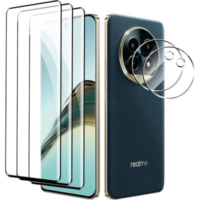 3D Curved 9H Tempered Glass For Realme 13 Pro 5G Screen Protector For Realme 13 Pro Plus Camera Lens