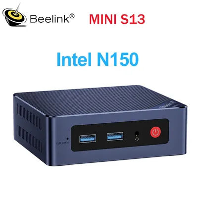Beelink Mini S13 Intel Processor Twin Lake-N150 Mini S N5095 N95 N100 Mini PC DDR4 8G 128G 16G 500G Windows 11 Desktop Computer