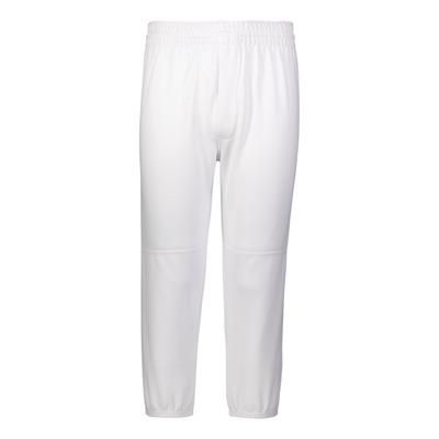 Augusta Sportswear 6849 Athletic Youth Gamer Pull-Up Baseball Pant in White size Large | Polyester