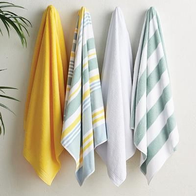 Set of 4 Summer Stripe Beach Towels - Aruba - Frontgate Resort Collection™