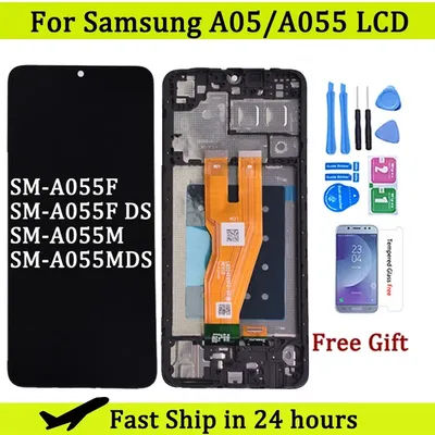 6.7" For Samsung A05 LCD A055 LCD Display Touch Screen Digitizer For Samsung SM-A055F, SM-A055F/DS