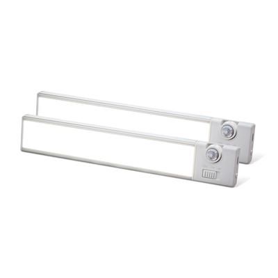 Sensorbrite™ Slimbeam + Under Cabinet With Charging Dock, Pack of 2 by SENSOR BRITE® in White