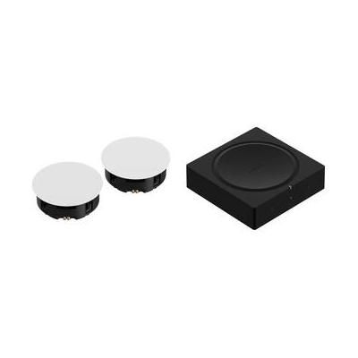 Sonos Amp 250W Stereo Power Amplifier with Pair of 8" In-Ceiling Speaker Set INCL8WW1