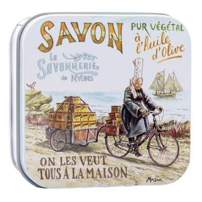 La Savonnerie de Nyons - Scatola di metallo con sapone Bigouden 155 g