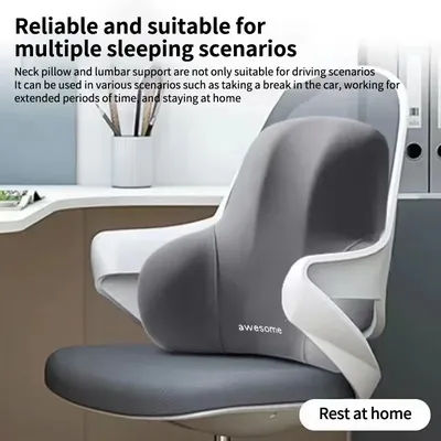 Coussin de dossier lombaire en mousse à mémoire de forme, pour chaises de jeu de bureau et Support de taille post-partum, oreiller multifonctionnel anti-douleur