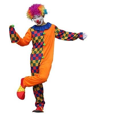 Abiti Costume Jolly Clown Circo Cosplay Adulti Per uomo Per donna Halloween Carnevale martedì grasso Feste Performance Costumi di Halloween facili Vestirsi